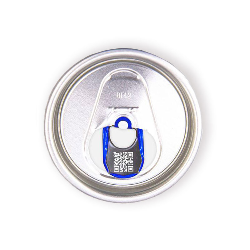 2 قطعة ألومنيوم سهلة الفتح مع رمز QR ليزر داخلي قابل للتخصيص